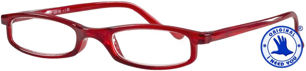Damen Lesebrille I NEED YOU Lesehilfe Candy rot INY-91XX