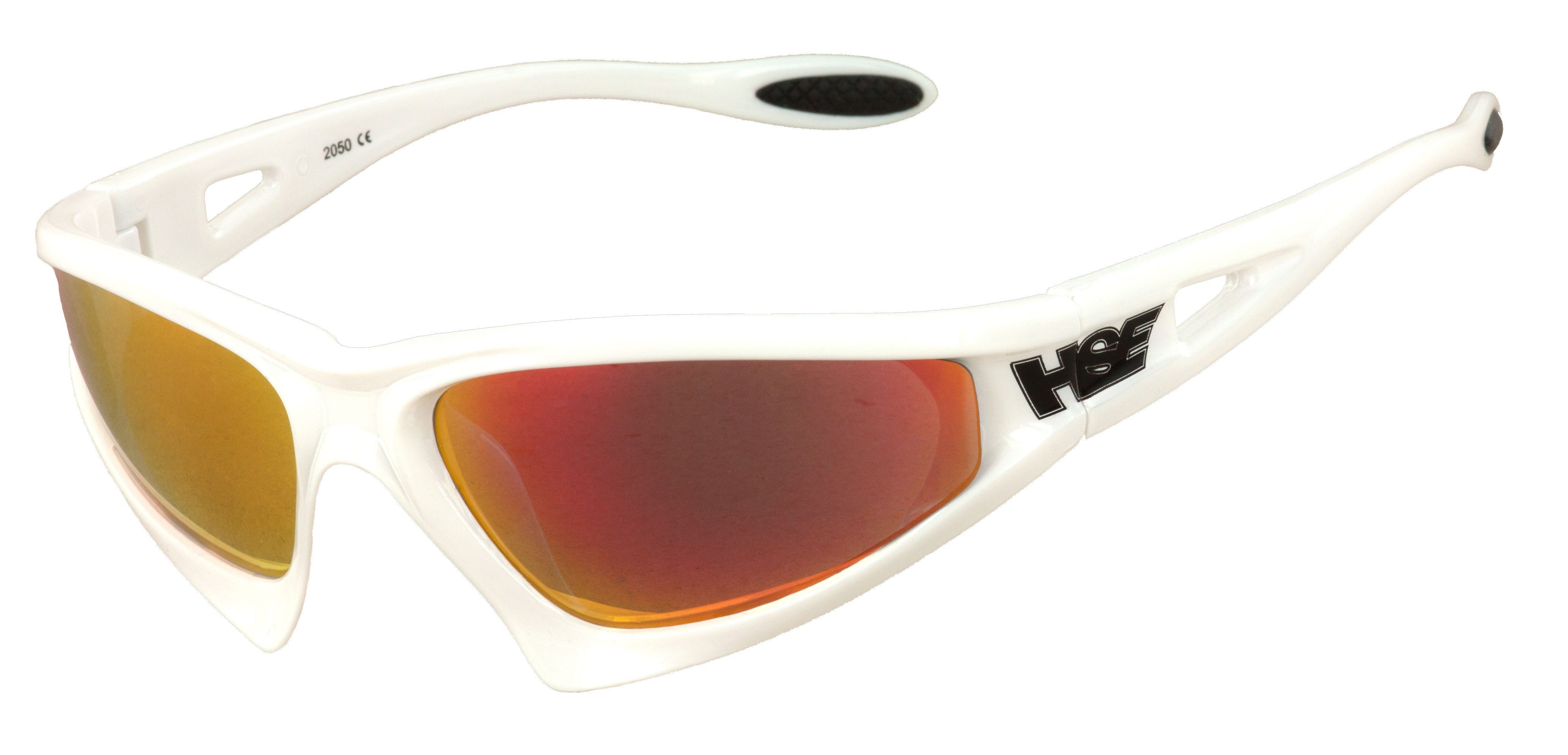 HSE SportEyes FALCONX 2050warv weiß Sport Sonnenbrille Motorradbrille