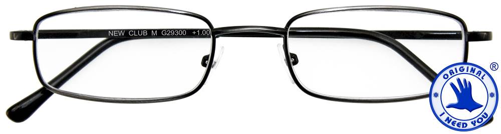 I NEED YOU Lesebrille Lesehilfe New Club M antik silber INY-293XX