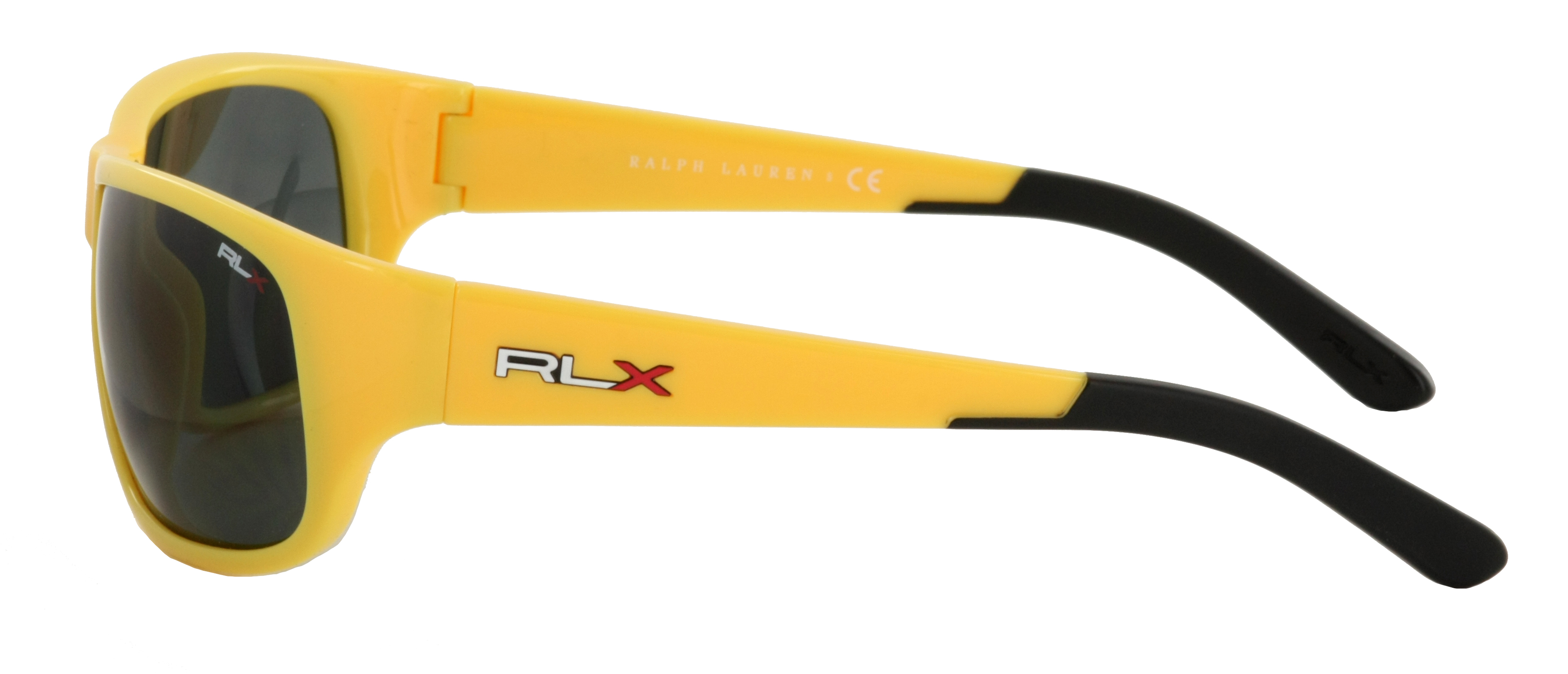 Polo Ralph Lauren RLX Sport Sonnenbrille gelb schwarz 510787 Size 64