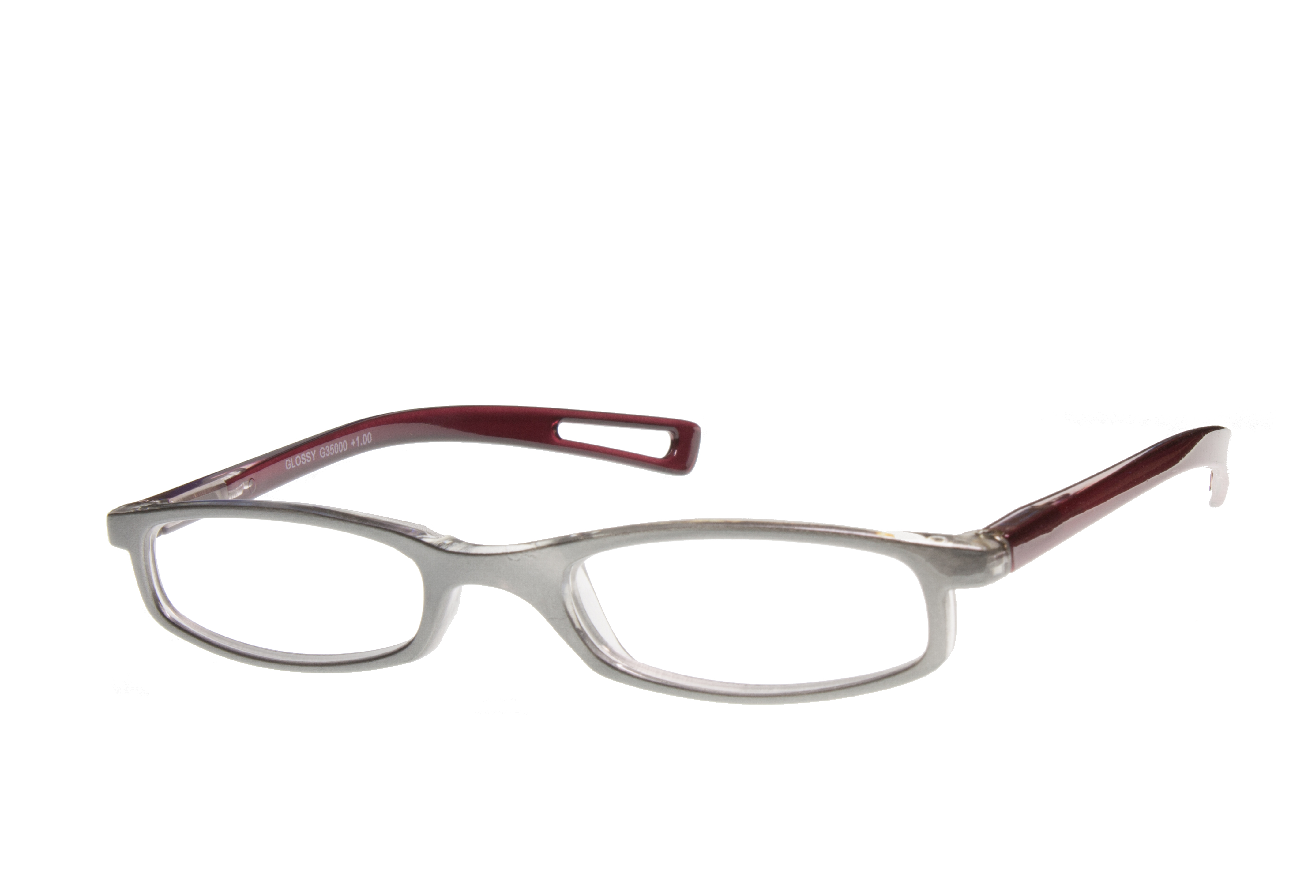 I NEED YOU Lesebrille Lesehilfe Glossy grau-rot  INY-350XX