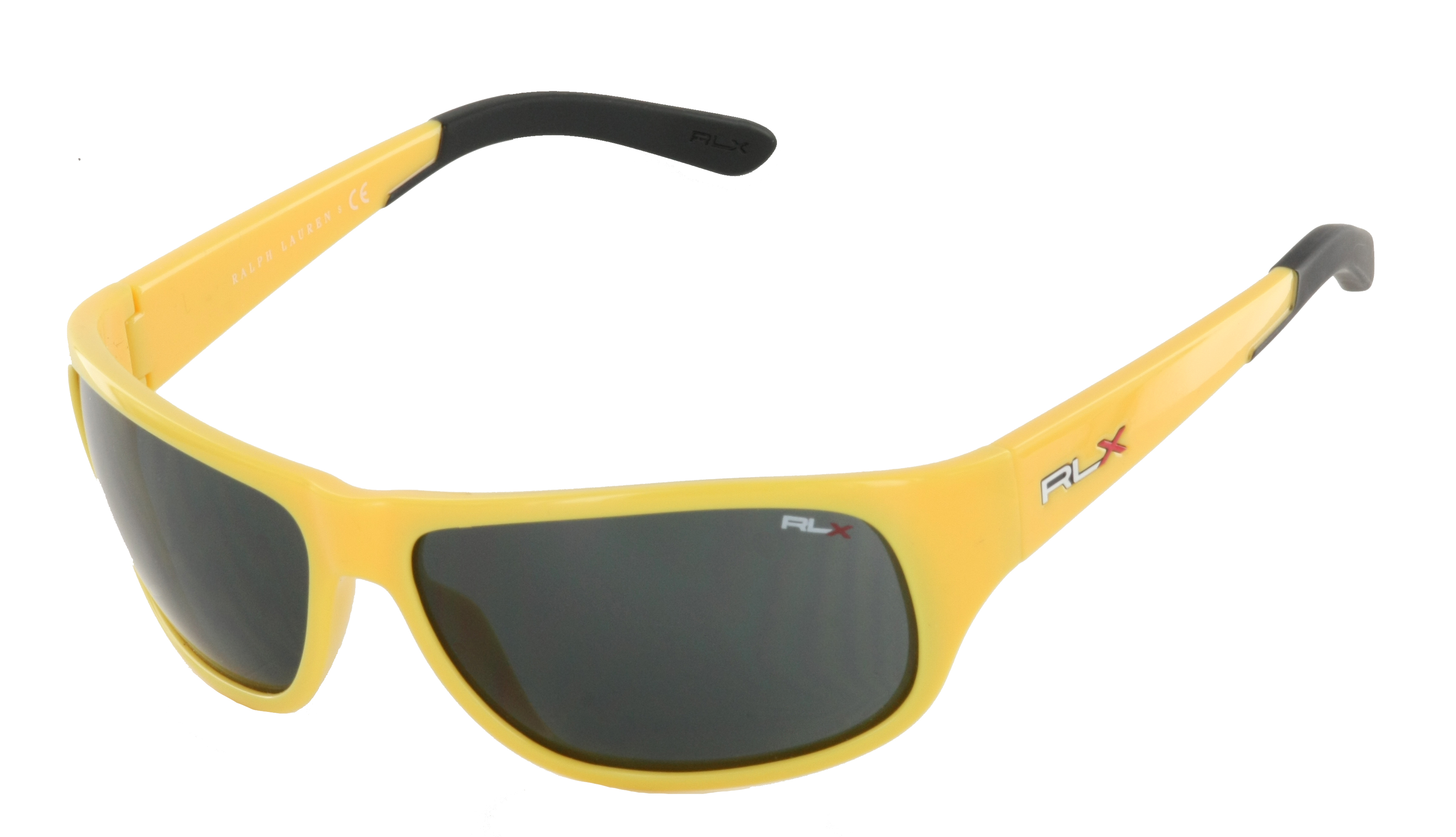 Polo Ralph Lauren RLX Sport Sonnenbrille gelb schwarz 510787 Size 64