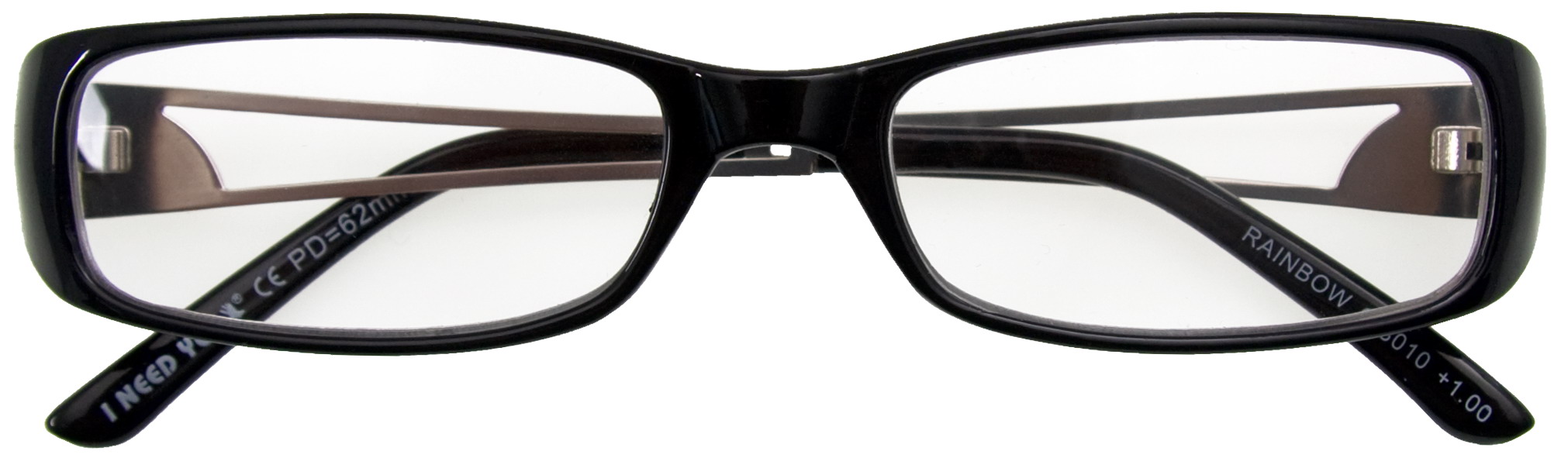 Damen Lesebrille I NEED YOU Lesehilfe Rainbow schwarz INY-330XX