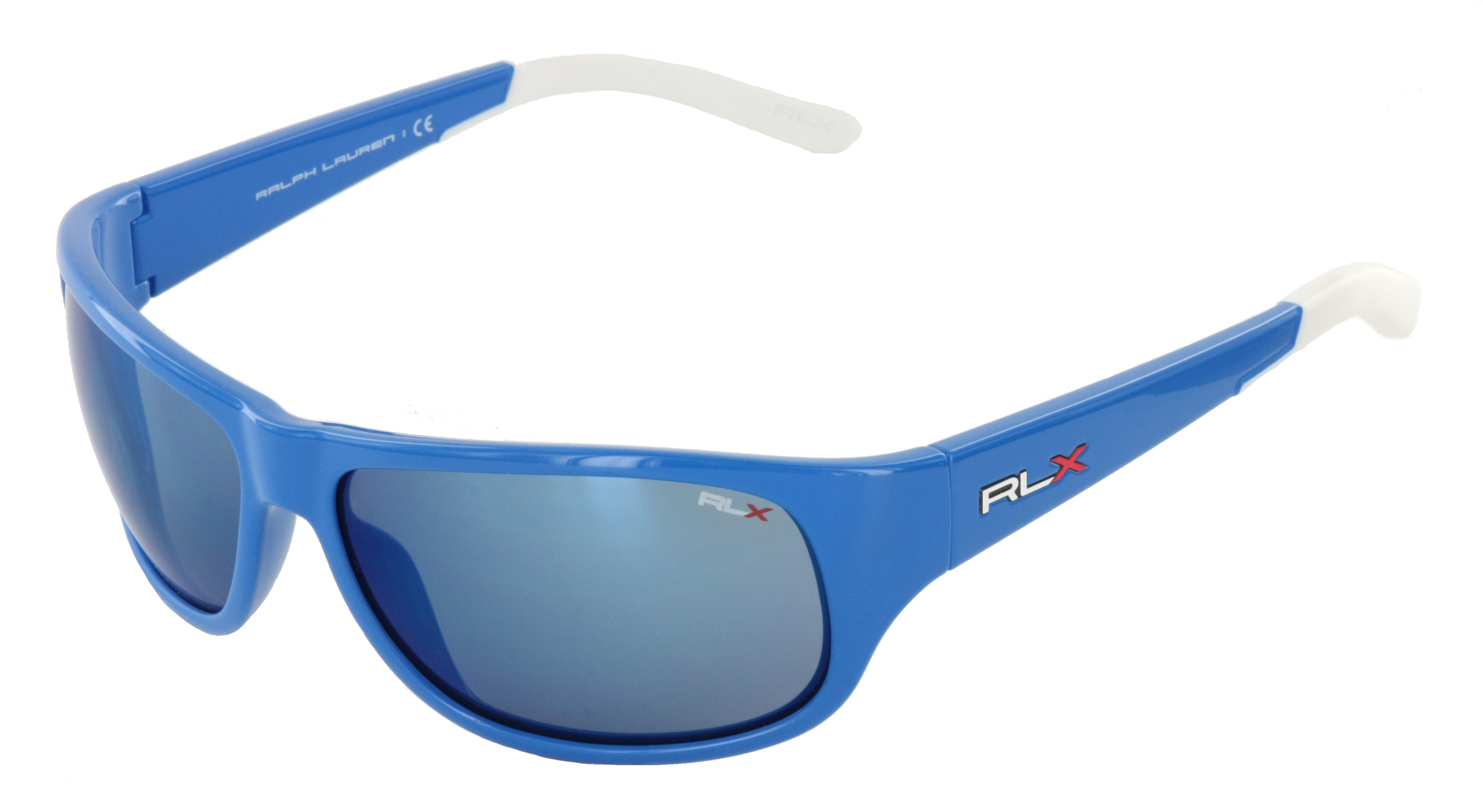 Polo Ralph Lauren RLX Sport Sonnenbrille blau weiß 53496J Size 64