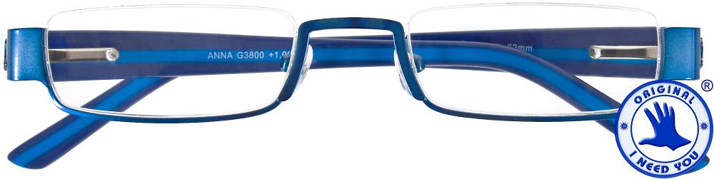 Damen Lesebrille I NEED YOU Lesebrille ANNA blau INY-38XX