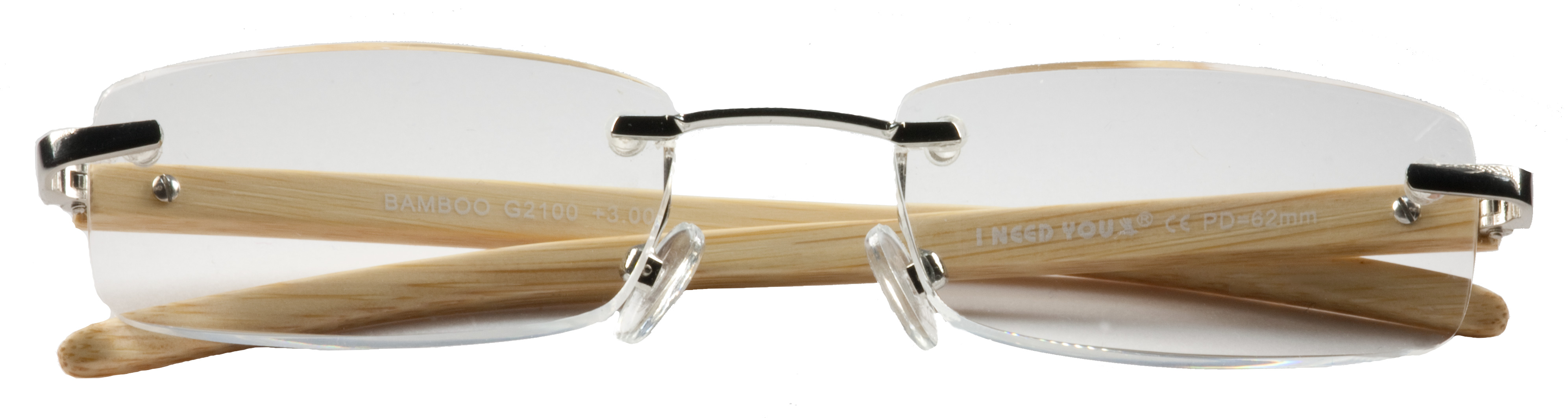 I NEED YOU Lesebrille Bambus Lesehilfe Bamboo 1 INY-21XX